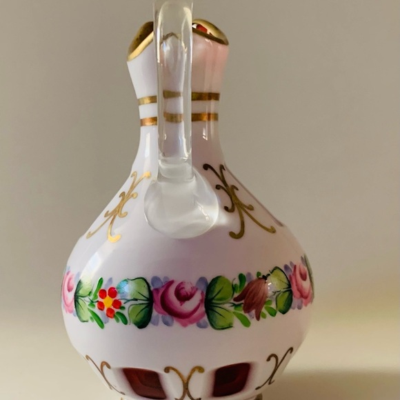 Bohemia Art Glass Czech Cased Glass 6” - Picture 9 of 11